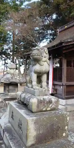 志那神社の狛犬