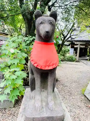 三囲神社の狛犬