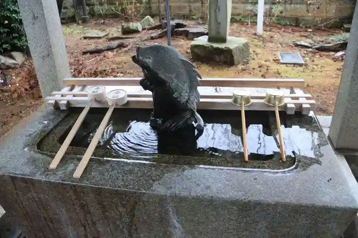 神炊館神社 ⁂奥州須賀川総鎮守⁂の手水舎
