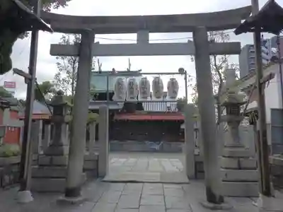 野田恵美須神社の鳥居
