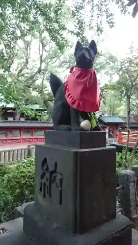 根津神社の狛犬