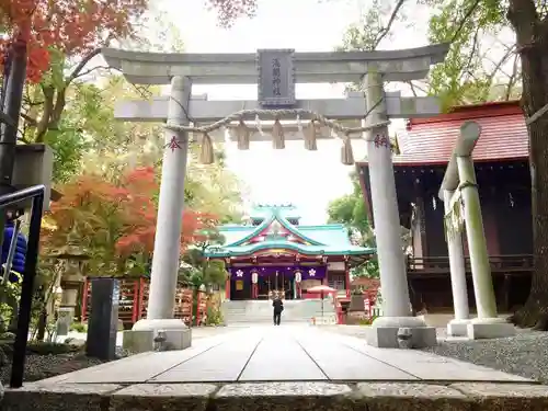 多摩川浅間神社の鳥居