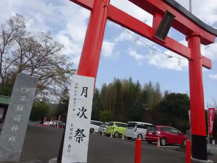 白笹稲荷神社の鳥居