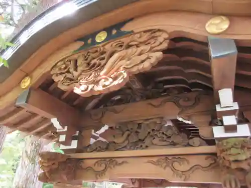 山中諏訪神社の手水舎