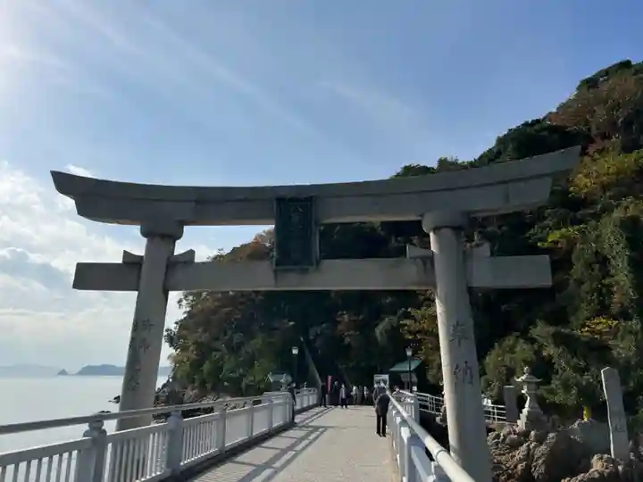 八百富神社の鳥居