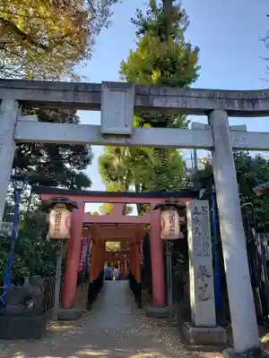 花園稲荷神社の鳥居