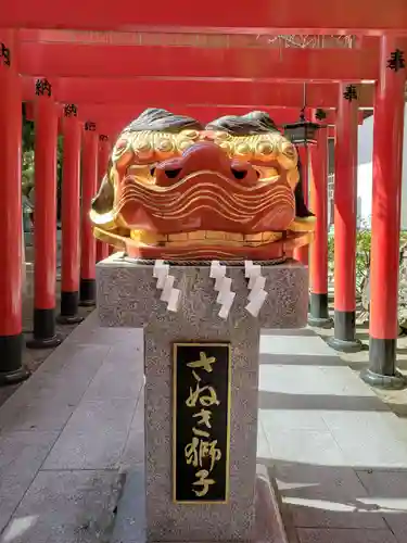 田村神社の狛犬