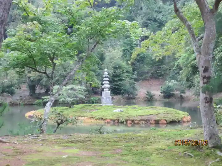 鹿苑寺(金閣寺)の庭園