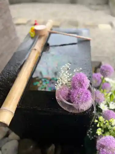 上尾御嶽神社の手水