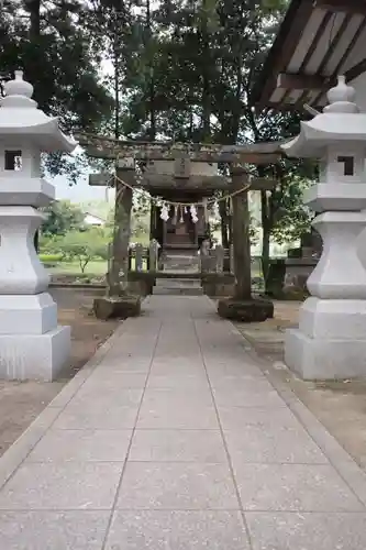 西寒多神社の鳥居