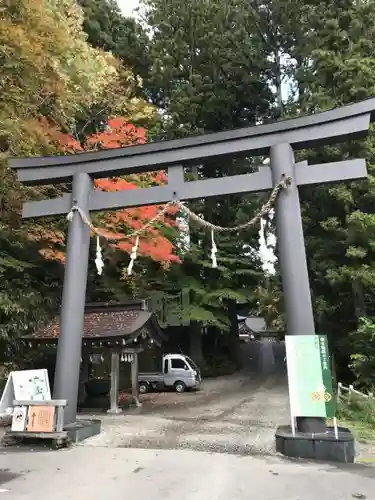 戸隠神社中社の鳥居