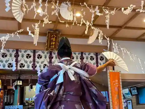 尻岸内八幡神社のお祭り