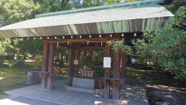 石川護國神社の手水舎