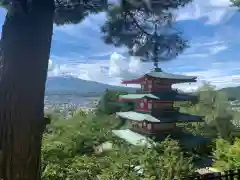 新倉富士浅間神社の景色