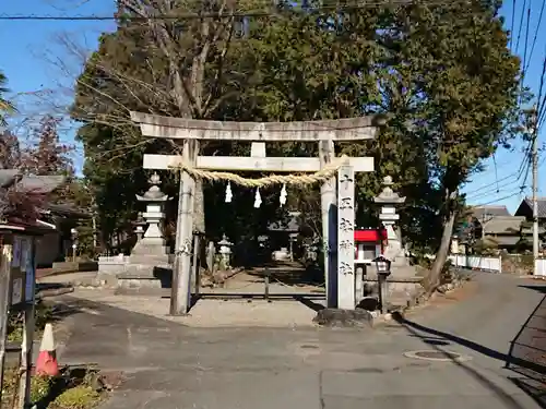 十五社神社の鳥居