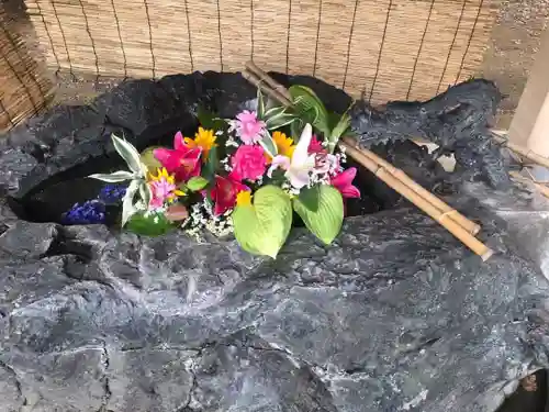 厚別神社の手水舎