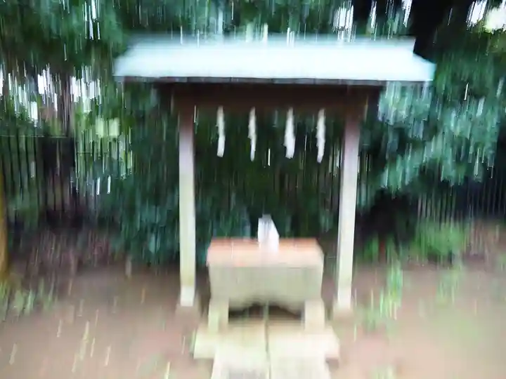 黒鶴稲荷神社の手水舎