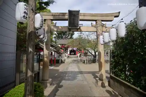 元郷氷川神社の鳥居