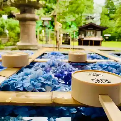 土津神社|こどもと出世の神さまの手水舎
