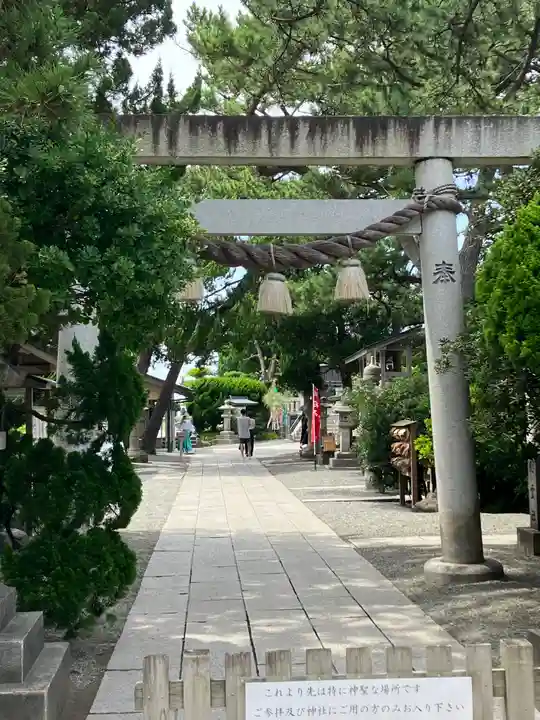森戸大明神(森戸神社)の鳥居