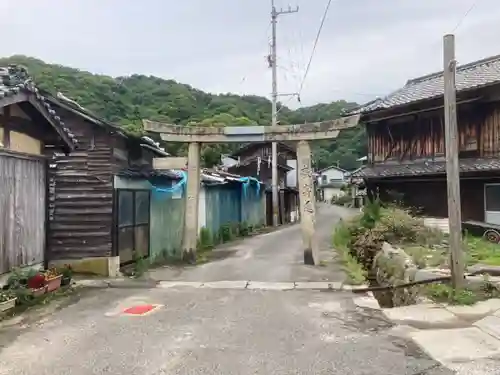 當田八幡神社の鳥居