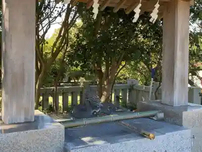 龍口明神社の手水舎