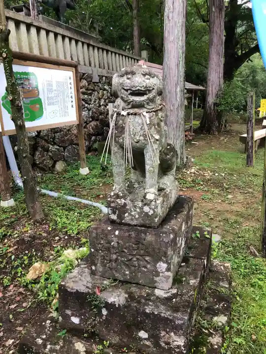 坂本八幡神社の狛犬