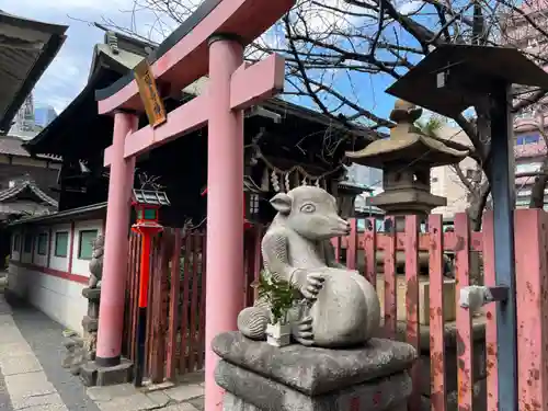 柳森神社の狛犬