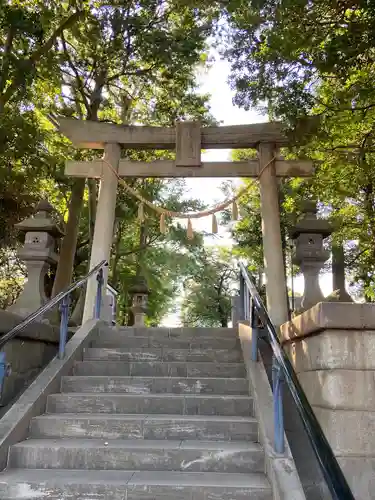 篠原八幡神社の鳥居