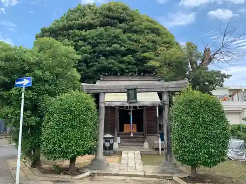 白旗神社の鳥居