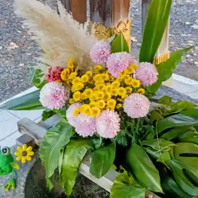 彌彦神社　(伊夜日子神社)の手水舎
