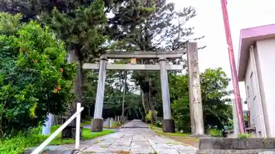 幡頭神社の鳥居