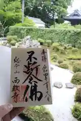 西教寺の御朱印