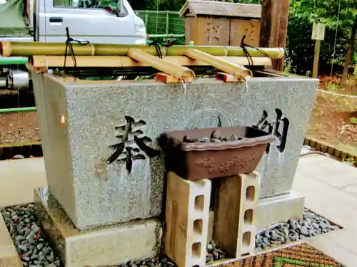 七郷神社の手水舎