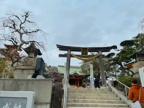 綱敷天満宮の鳥居