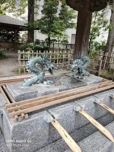大國魂神社の手水舎