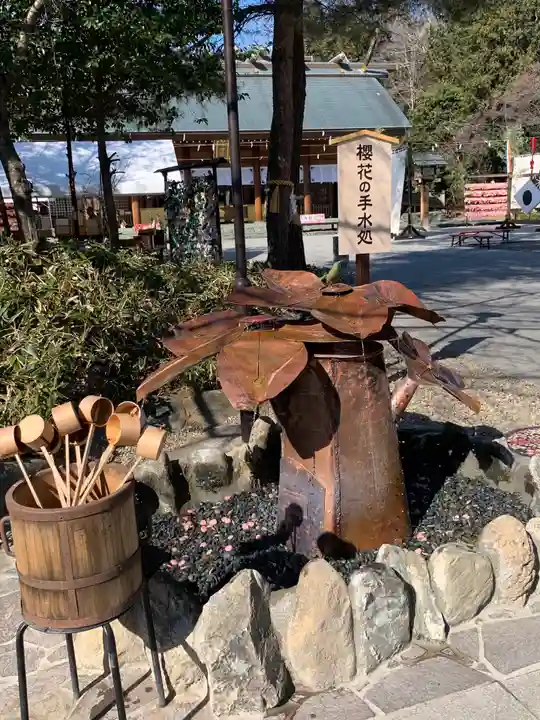 櫻木神社の手水舎