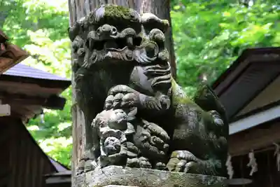 隠津島神社の狛犬