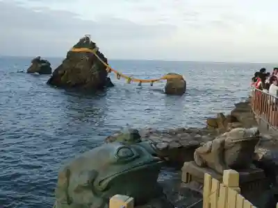 二見興玉神社の狛犬