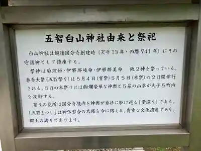 白山神社（五智）(新潟県)
