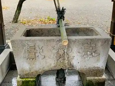 町田天満宮の手水舎