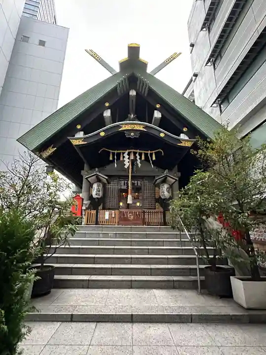 築土神社の本殿・本堂