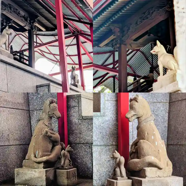 当代島稲荷神社の狛犬