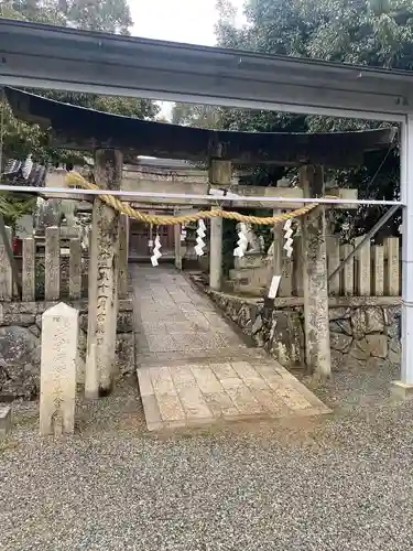 東葛城神社の鳥居