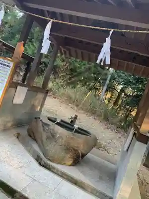 綿津見神社の手水舎