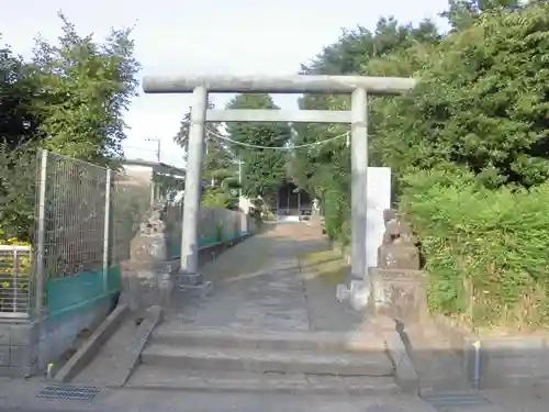 白山神社の鳥居