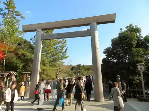 伊勢神宮内宮（皇大神宮）の鳥居