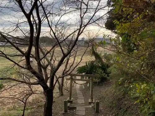 揚島天神社の景色