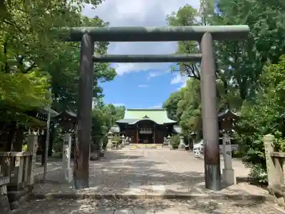 溝旗神社（肇國神社）の鳥居