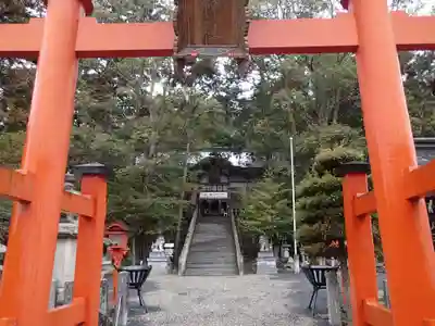 敢國神社の鳥居